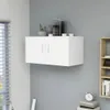 vidaXL Nástenná skrinka biela 80 x 39 x 40 cm Drevo Náhľad obrázku produktu 2