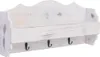 vidaXL Nástěnný věšák bílý 50×10×23 cm Dřevo Náhled obrázku produktu 7