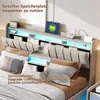 INONEFT čalúnená posteľ 160x200 cm s hydraulickým systémom Náhľad obrázku produktu 7