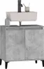 vidaXL Umývadlo Vanity Unit Concrete Grey 58x33x60 cm Drevo Náhľad obrázku produktu 3