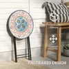 Outsunny Beistelltisch klappbar Gartentisch mit Produktbild-Vorschau 5