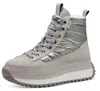 Tamaris  Damenschuhe Schnürstiefel Beige Freizeit Produktbild-Vorschau 1