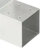vidaXL Pfostenverbinder L-Form Verzinktes Metall 71 x 71 mm Produktbild-Vorschau 4