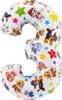 Star Zahl 3 Folienballon 66 cm Produktbild-Vorschau 1