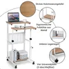COSTWAY 2-in-1 Laptoptisch & Schreibtisch, Bürotisch auf Produktbild-Vorschau 5