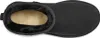 Top-down view of a black Ugg boot. Voir les images du produit