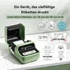 Bluetooth Etikettendrucker tragbar Selbstklebend Produktbild-Vorschau 4
