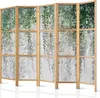 Paravent XXL 225x171 cm 5-teilig einseitig eleganter Produktbild-Vorschau 1