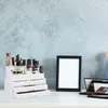 Relaxdays Make Up Organizer klein, 2-teilige Schmink Produktbild-Vorschau 2