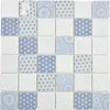 Glasmosaik Emily 41 30x30 cm Blau Produktbild-Vorschau 1