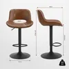 WOLTU 2 × Barhocker höhenverstellbar, Kunstleder, Produktbild-Vorschau 7