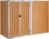 vidaXL Abri de jardin brun 225x89x161 cm Acier galvanisé Voir les images du produit 2