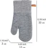 WENKO Topfhandschuhe Mod. Ada Stripes Grau, Silikonstreifen Produktbild-Vorschau 4