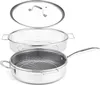 Livington Titan Pan 28cm - Edelstahl Hochrand-Pfanne - Produktbild-Vorschau 1