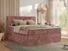 MKS MEBLE Boxspringbett 140x200 Rosa Cord, Boxspringbett Produktbild-Vorschau 1