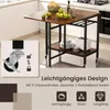 COSTWAY Tavolo da pranzo pieghevole, tavolo da cucina con Anteprima dell’immagine prodotto 6