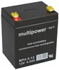 Batteria al piombo Multipower MP4.5-12 Pb 12V / 4,5Ah Anteprima dell’immagine prodotto 1