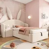 Lit rembourré 90 x 190 cm pour enfant avec tête de lit en Voir les images du produit 15