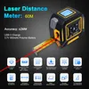 dalmierz laserowy 60M 3 w 1, taśma miernicza 5M, laserowy Podgląd zdjęcia produktu 3