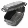 STONELINE® cocotte Gris 40x22 cm | avec couvercle Voir les images du produit 1