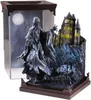 A diorama featuring a Dementor figure in front of a castle, with a moonlit background, enclosed in a display case. Náhľad obrázku produktu