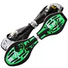 FunTomia® mit LED-Rollen - 1753 - Design grün Totenkopf  - Produktbild-Vorschau 2