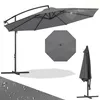 Parasol Izrielar 3,5 m gris – Parasol de jardin moderne Voir les images du produit 14