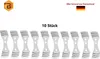 10 Stk. Dochthalter, Kerzendocht Halter, 6 bis 9cm Produktbild-Vorschau 1
