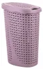 A lavender laundry basket with a lid. Anteprima dell’immagine prodotto