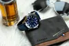Casio Men's Enticer Blue Leather Band Blue Dial Casual Produktbild-Vorschau 10