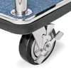 Carrello portabagagli, 112 x 61 x 186 cm, argento/blu Anteprima dell’immagine prodotto 3