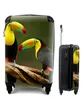 MuchoWow® Koffer Handgepäck Trolley Rollkoffer Kleine Produktbild-Vorschau 1