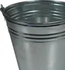 A close-up view of the top portion of a galvanized metal bucket. Náhľad obrázku produktu