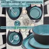 SÄNGER Steingut Geschirrset Granada, Kombiservice 30 teilig Produktbild-Vorschau 3