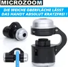 MICROZOOM Handy Smartphone Mikroskop Makrolinse LED 30x Produktbild-Vorschau 6