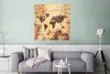 MuchoWow® Poster Weltkarte - Punkte - Farben 75x75 cm - Produktbild-Vorschau 5