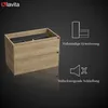 LAVITA Badezimmerschrank Minnesota Wood 800 | Hängeschrank Produktbild-Vorschau 5