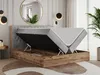 MKS MEBLE Boxspringbett 200x200 mit Bettkasten Eiche, Produktbild-Vorschau 2