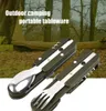 2 Stück Outdoor Besteck Edelstahl Campingbesteck Essbesteck Produktbild-Vorschau 13