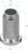 String-Through Body String Ferrules Small Size Metal Náhled obrázku produktu 7