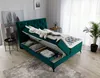 NABBI Gepolstert Doppelbett mit Stauraum Latium 140 - Beige Produktbild-Vorschau 4