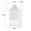 Étagère pour enfants 72x30x125cm Étagère à livres Étagère Voir les images du produit 2