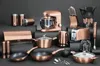 Zestaw naczyń z marmurową powierzchnią 18 szt. Rosegold Podgląd zdjęcia produktu 10