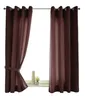 2er Set Vorhänge Schal Ösen »Berlin« HxB 175x140 cm Braun Produktbild-Vorschau 2