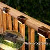 4 Stück LED Solarleuchten Wandlampen Zaunleuchte Produktbild-Vorschau 5