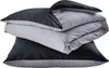Bettwäsche Set Microsatin »Berlin« BxL 135x200 cm Schwarz Produktbild-Vorschau 1