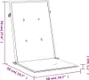vidaXL Coussins de chaise de jardin pour hauts dossiers 4 Voir les images du produit 7