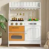 Cuisine jouet VEVOR pour enfants, cuisine réaliste en bois Voir les images du produit 2