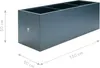 Herstera kvetináč antracit 150 x 50 x 50 cm (D x Š x V) Náhľad obrázku produktu 20