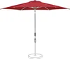 A red patio umbrella on a white background. Produktbild-Vorschau